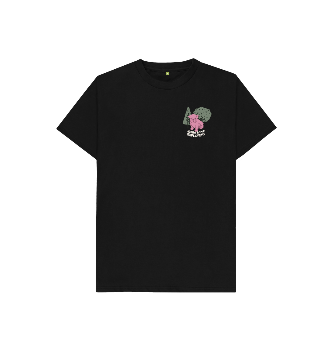 Black Kettle & Pup Explorers Kids' T-Shirt