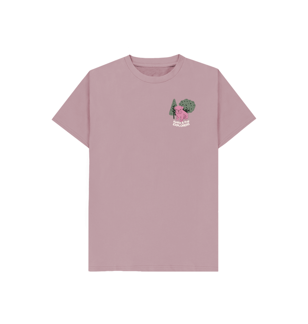 Mauve Kettle & Pup Explorers Kids' T-Shirt