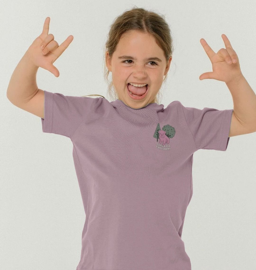 Kettle & Pup Explorers Kids T-Shirt / Pocket Print